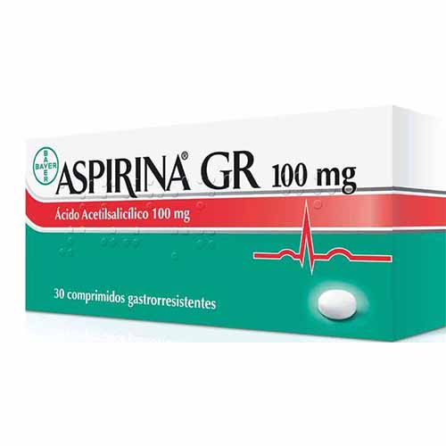 ASPIRINA GR 100MG 30COMP