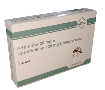 ARTEMETER 20MG E LUMEFANTRINA 120MG 24 COMP
