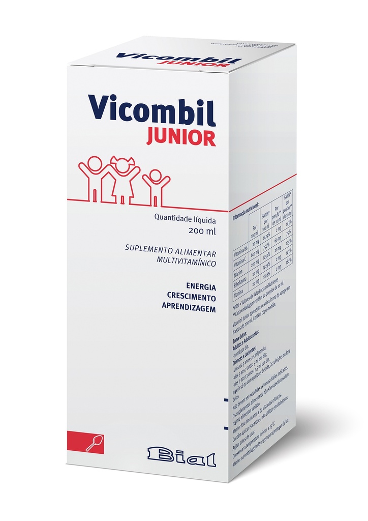 VICOMBIL JUNIOR MULTIVITAMINICO XAROPE 200 ML BIAL