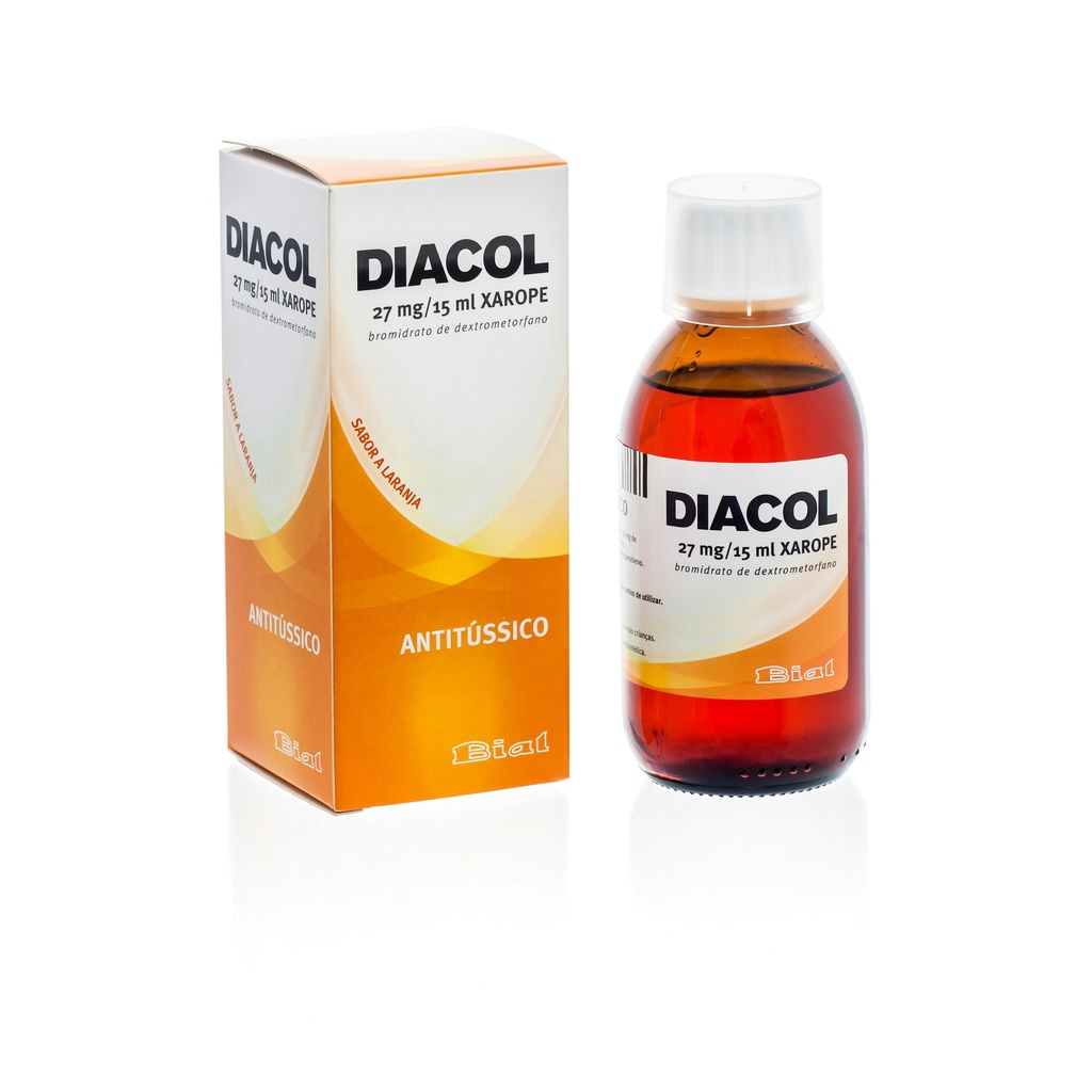 DIACOL DEXTROMETORFANO 27MG/15ML XAROPE 200 ML BIAL