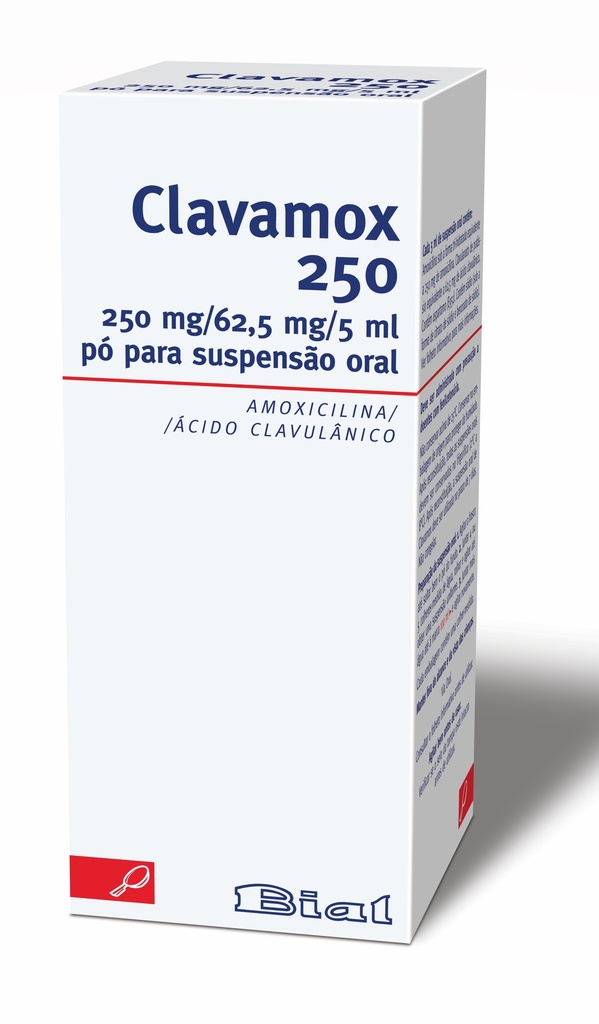 CLAVAMOX 250+62,5MG/5ML PO SUSP ORAL 100ML