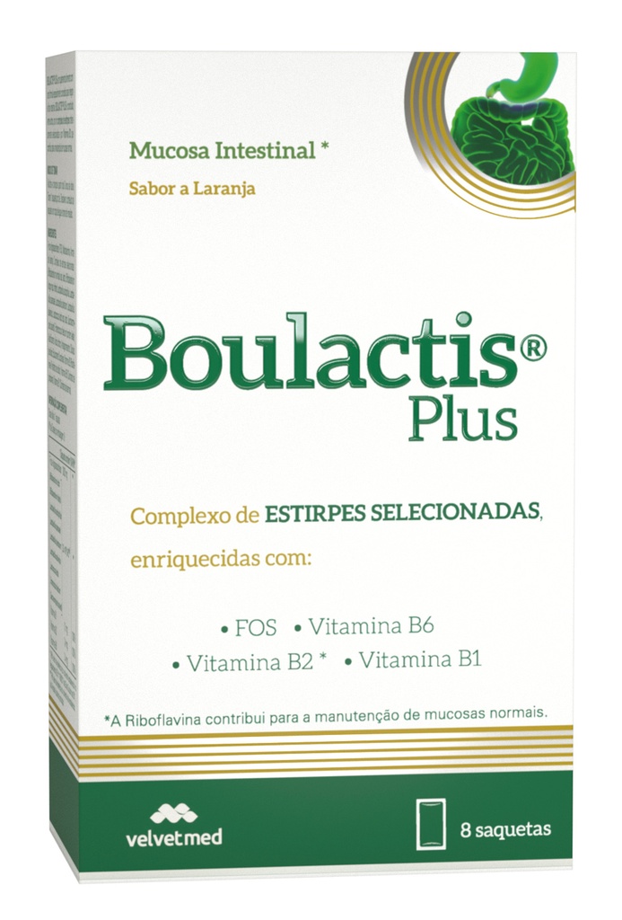 BOULACTIS PLUS PO SAQ LARANJA 7G X 8