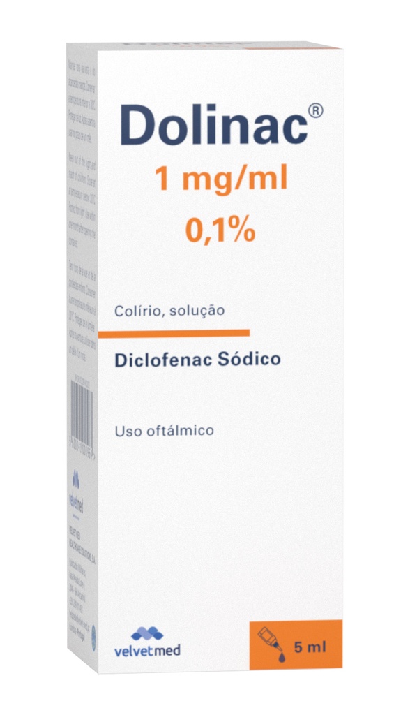 DOLINAC (DICLOFENAC) 1MG/ML COLIRIO SOL 5ML 1FR