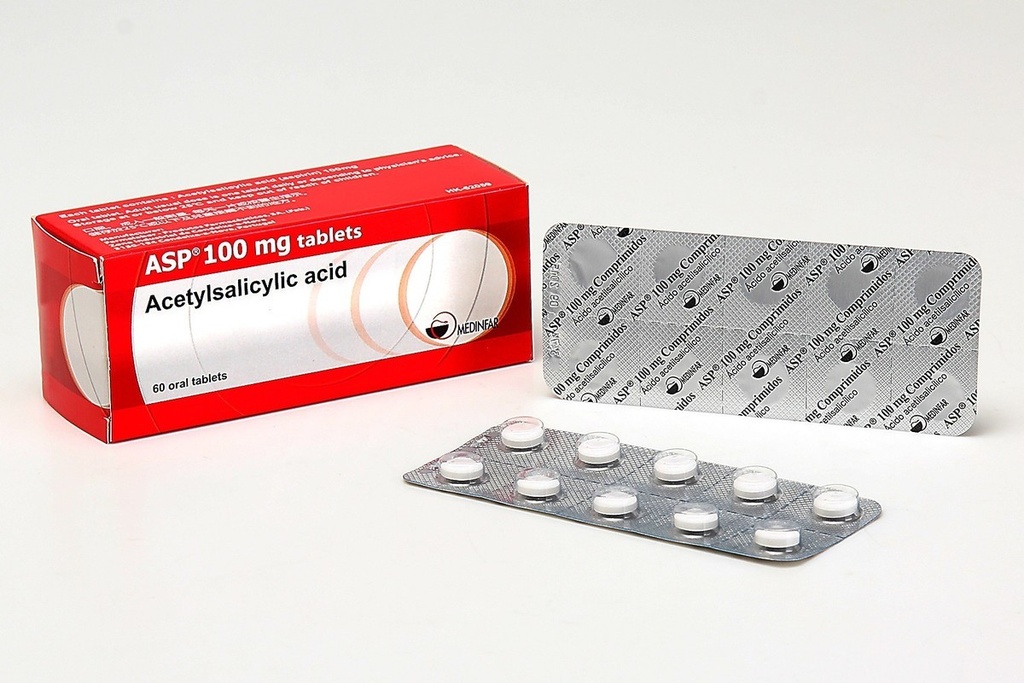 ASP 100 MG 30COMP