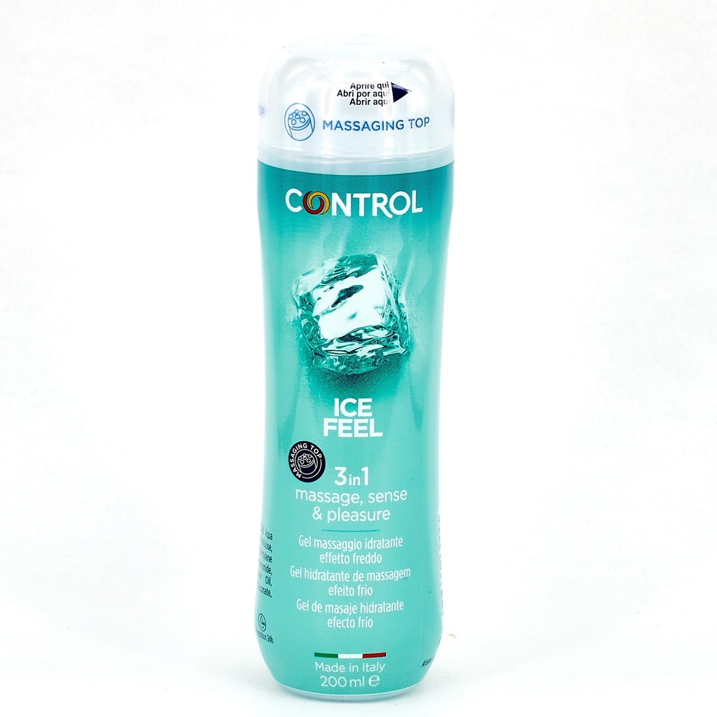CONTROL GEL LUBRIFICANTE MASSAGEM ICE FEEL 200ML