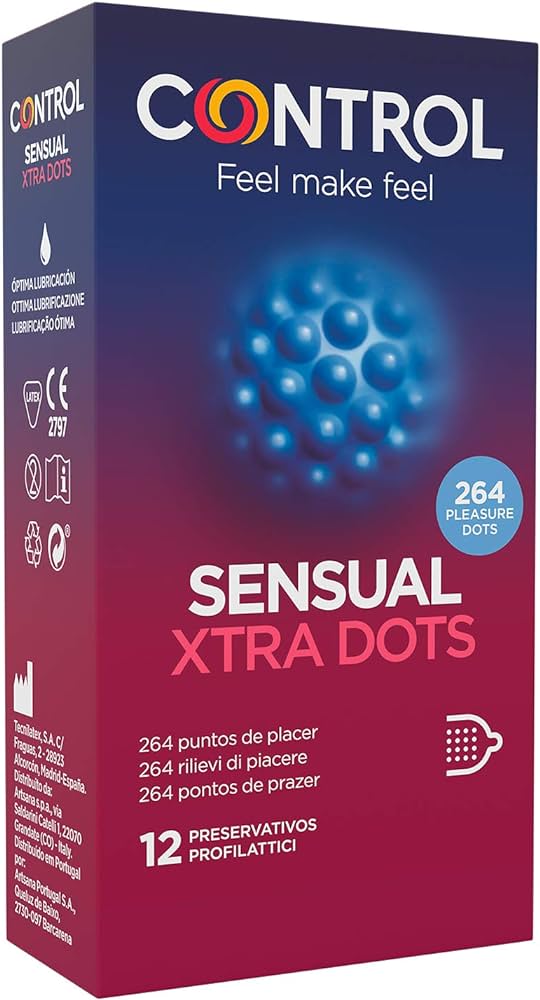 CONTROL DOTS &amp; LINES PRESERVATIVO X 12