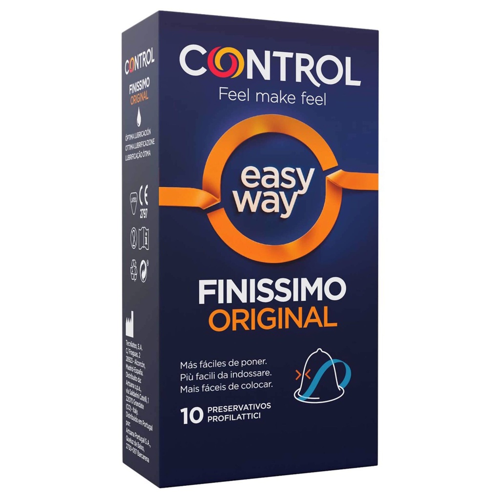 CONTROL EASYWAY FINISSIMO ORIGINAL PRESERVATIVOS X 10