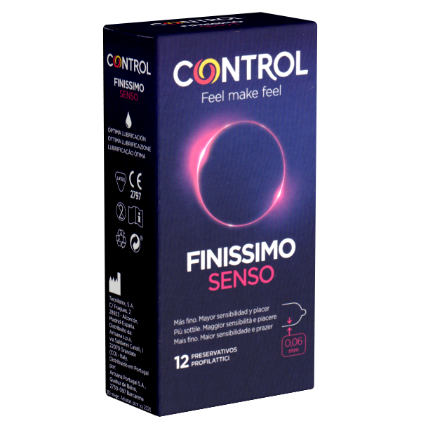 CONTROL FINISSIMO SENSO PRESERVATIVOS X 12