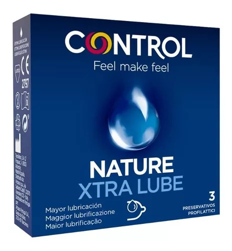 CONTROL NATURE XTRA LUBE PRESERVATIVOS X 3