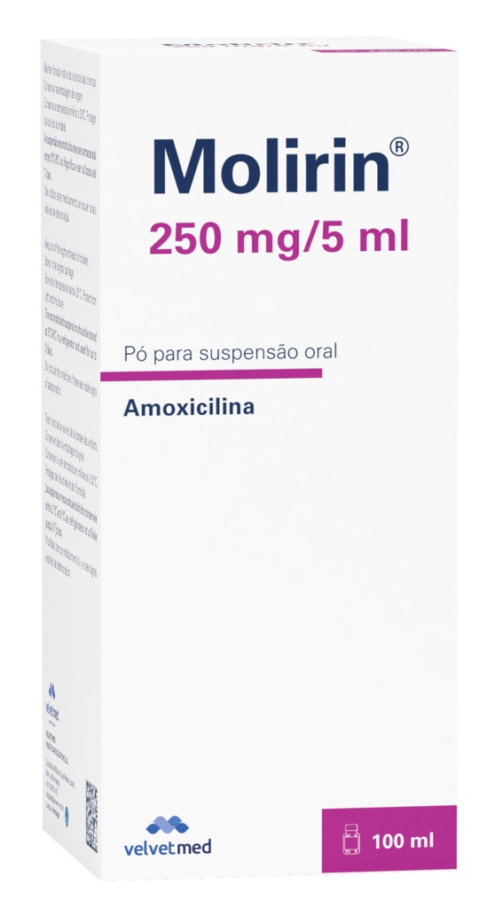 MOLIRIN (AMOXICILINA) 250MG/5ML PO PARA SUSP ORAL 100ML