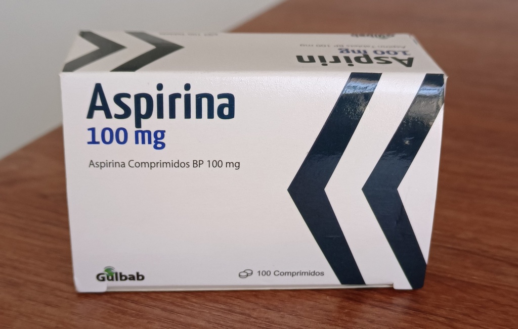 ASPIRINA 100 MG COMPRIMIDOS 10X10 GULBAB