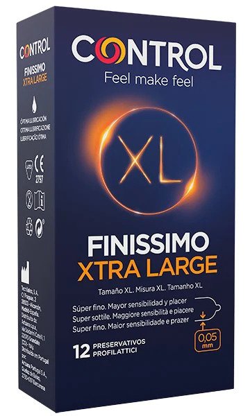 CONTROL FINISSIMO XL PRESERVATIVO X 12