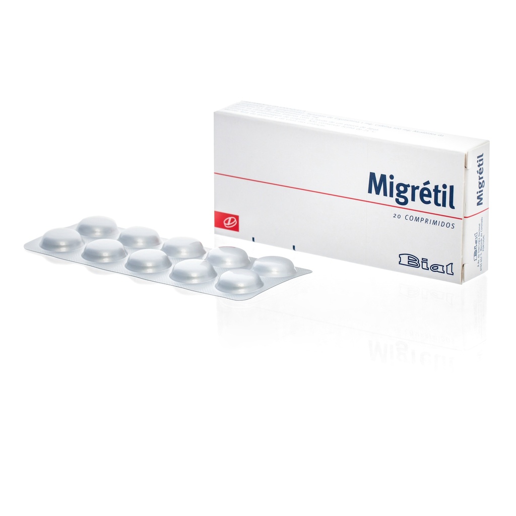 MIGRETIL 20 COMP BLISTER ALU/ALU