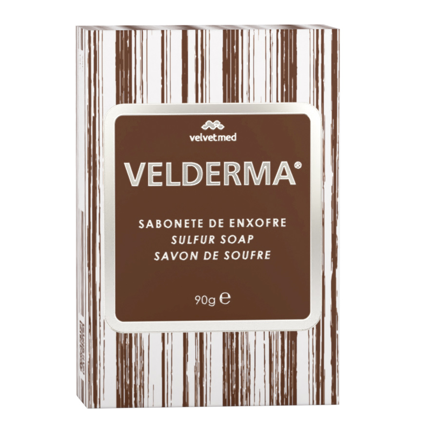 VELDERMA SABONETE ENXOFRE 90G